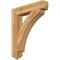 Ekena Millwork Thorton Arts & Crafts Rough Sawn Bracket, Western Red Cedar, 6"W x 34"D x 40"H BKT06X34X40THR03RWR - alternate 1